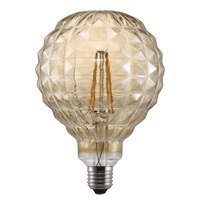 E27 - NOR 1428070 LED žárovka dekorační E27 Avra Square 2W jantar - NORDLUX