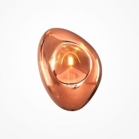 Dekorativní - M MOD306WL-01C Nástěnné svítidlo Mabell 40W měď sklo designové - MAYTONI