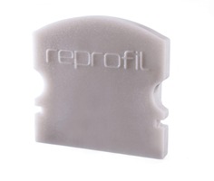 Krytky pro Al profily - IMPR 978561 Koncovka F-AU-02-12 šedá 18 mm 2 ks - LIGHT IMPRESSIONS