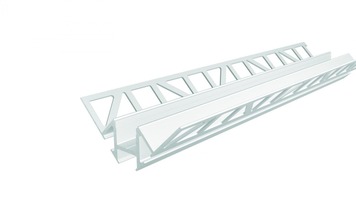 Al profily k zapuštění - IMPR 975375 Reprofil dlaždicový profil roh vnitřní EV-01-12 bílá lakovaná 2500 mm - LIGHT IMPRESSIONS