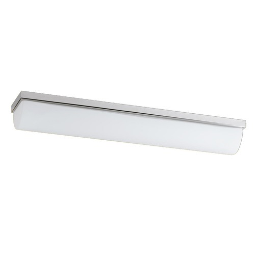 Podélná - OS SYL51422 SYLVIA 1 X14 stropní/nástěnné skleněné svítidlo nerez / bílá IP44 3000 K 18W LED - OSMONT - foto 1