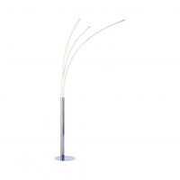 Stojací lampy - LD 15383-55 Stojací svítidlo MAJA LED, moderní chrom, 3-ramenné 3000K - LEUCHTEN DIREKT / JUST LIGHT