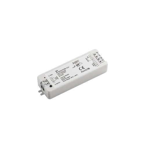 Ovladače a stmívače pro jednobarevné LED pásky - FAN RF-RICEVITORE-1CH Přijímač RF 2,4 GHz 1 kanál pro nástěnný ovladač DMX - FANEUROPE - foto 1