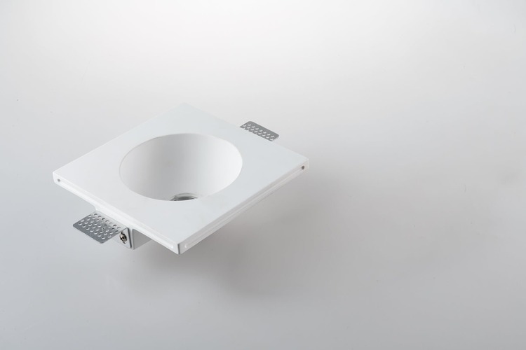 Hranatá - FAN INC-VULKAN-BASE Zápustné svítidlo Vulkan VULKAN, bílá, 16.5 × 6 × 16.5 cm - FANEUROPE - foto 1