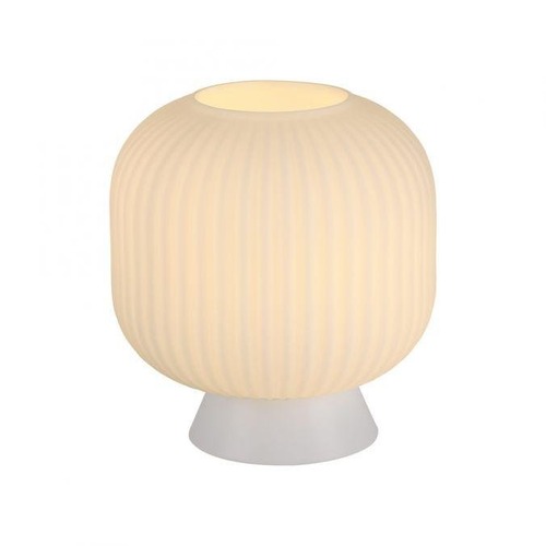 Stolní lampy dekorační - LD 13573-16 Kolekce Schöner Wohnen stolní lampa NAMI, bílá, E27, vhodné pro LED žárovky - JUST LIGHT - foto 1