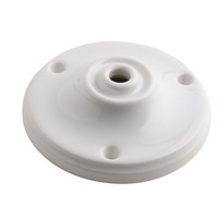 Příslušenství - FAN I-CLAY-BASE Příslušenství – porcelánová rozetka Clay, bílá, 10,5 x 3 cm - FANEUROPE