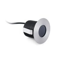 Zapuštěná - FARO 70728 GRUND 80 zapuštěné svítidlo, nerez, 7W - FARO