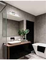 K zrcadlu - NV 787005 Nástěnné svítidlo nad zrcadlo VANESE chromovaný hliník a akryl LED 12W 3000K IP44 - NOVA LUCE