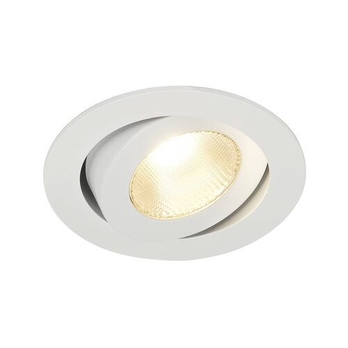 Kruhová - LA 161271 CONTONE Downlight, výkyvná, kruhová, bílá, 13 W LED, teplá bílá - BIG WHITE (SLV) - foto 1