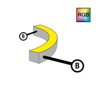 Příslušenství pro LED pásky - SLC S1624S-RGB-B Napájení pro NeonFlex 24V Side-Bend RGB B - TLG