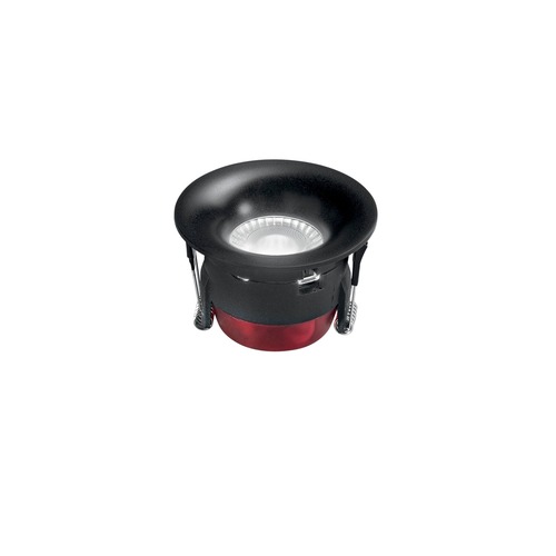Koupelnová - FAN INC-HYDE-NER Zápustné venkovní svítidlo LED Hyde, hliník/polykarbonát, černé, 8 W, 750 lm, CCT stmívatelné, IP65, 8,5 x 8,5 x 5,8 cm - FANEUROPE - foto 1