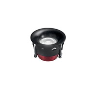 Koupelnová - FAN INC-HYDE-NER Zápustné venkovní svítidlo LED Hyde, hliník/polykarbonát, černé, 8 W, 750 lm, CCT stmívatelné, IP65, 8,5 x 8,5 x 5,8 cm - FANEUROPE