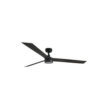 Ventilátory - FARO 34293-1TW CRUISER XL LED stropní ventilátor, černá s DC motorem - FARO