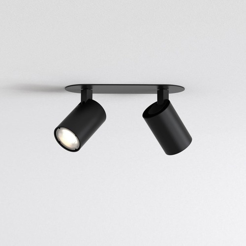 Bodová - AST 1286100 Bodové svítidlo Ascoli Twin zapuštěné 2x50W GU10 černá - ASTRO Lighting - foto 1