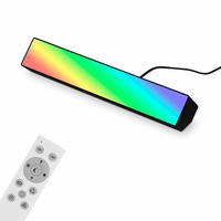 Stolní lampy dekorační - BRILO 7379-015 CCT RGB Wall Washer, 25,5 cm, 9 W, 850 lm, černá - BRILO