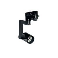 Svítidla - FAN LED-EXPRESS-B Třífázový lištový reflektor EXPRESS černý, 1xE27, 14 x 10 cm - FANEUROPE