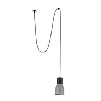 Kónická - FARO 68604-62 KOMBO 120 závěsné svítidlo, šedá, se zástrčkou - FARO