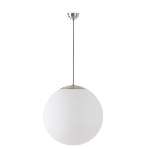 Koule - OS ADR60685 ADRIA P4 závěsné skleněné svítidlo kartáčovaná nerez / bílá IP40 4000 K 41W LED DALI - OSMONT - foto 1