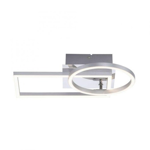 Hranatá - LD 14031-55 IVEN LED stropní svítidlo, barva ocel, teplá bílá, otočné, 2xLED 3000K - LEUCHTEN DIREKT / JUST LIGHT - foto 1