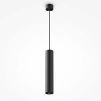 Válec - M P082PL-GU10-B Závěsné svítidlo Artisan GU10 10W černý hliník - MAYTONI