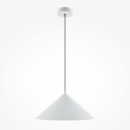 Kónická - M MOD167PL-01W Závěsné svítidlo Basic E27 40W bílý kov - MAYTONI - foto 1