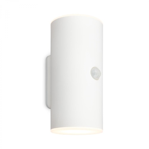 Nástěnná - BRI 3787016 Lima LED venkovní nástěnné svítidlo, pohybové čidlo, soumrakový senzor, nabíjecí, bílé - BRILONER - foto 1