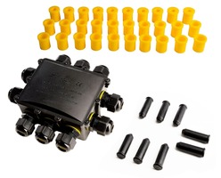 Příslušenství - IMPR 930574 Deko-Light Outdoor Multi 10-násobný-rozbočovač pro 2-10 kabel 4-14 mm, 0.5-4 mm², max. 450V AC/24A
