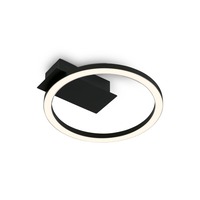 Kruhová - BRILO 3778015 LED stropní svítidlo, 21 cm, 5W, 500lm, černá - BRILO