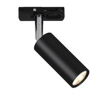 Lištové Briloner 230V - BRILO 8007015 LED spot 5,5W lištový systém 230V vysokonapěťový, stmívatelné, teplá bílá, 4x10 cm, černý - BRILO