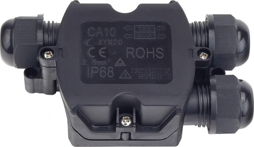 Spotřební materiál a příslušenství - Vodotesný box svorkovnice IP68 - Box Splitter 3 PCS - foto 1