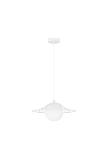 Koule - NV 9620127 Závěsné svítidlo FLY matný bílý kov E27 1x12W 230V IP20 bez žárovky - NOVA LUCE - foto 1