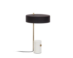 Stolní lampy dekorační - MUZZA MASINA AKCE - Stolní lampa MASINA E27 53cm černá / mramor - Muzza