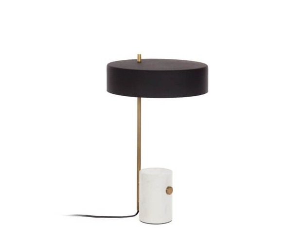 Stolní lampy dekorační - MUZZA MASINA AKCE - Stolní lampa MASINA E27 53cm černá / mramor - Muzza - foto 1