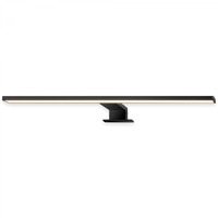 Přisazená - BRI 2194015 Dun svítidlo k zrcadlu - 10W, 1000lm, LED, 2 způsoby montáže, 50 cm, teplá bílá, černá - BRILONER