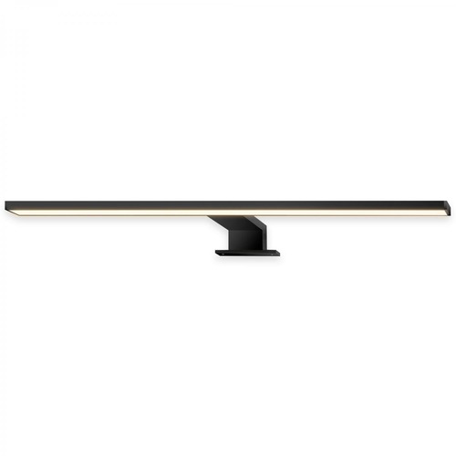 Přisazená - BRI 2194015 Dun svítidlo k zrcadlu - 10W, 1000lm, LED, 2 způsoby montáže, 50 cm, teplá bílá, černá - BRILONER - foto 1