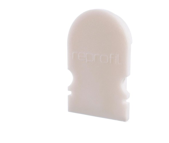 Krytky pro Al profily - IMPR 979600 Koncovka R-AU-02-08 bílá 14 mm 2 ks - LIGHT IMPRESSIONS - foto 1