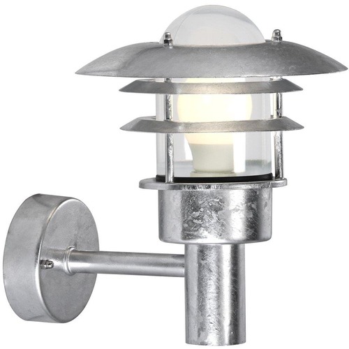 Nástěnná - NOR 71431031 Venkovní nástěnné svítidlo Lønstrup 22 1x60W E27 galvanizovaná čirá - NORDLUX - foto 1