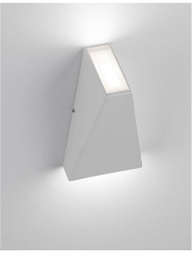 Nástěnná - NV 9202261 Venkovní nástěnné svítidlo MILEY bílý hliník a sklo LED 7W 3000K 200-240V IP54 světlo nahoru a dolů - NOVA LUCE - foto 1