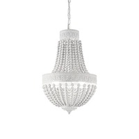 Dekorativní - ILUX 162737 Závěsné svítidlo Ideal Lux Monet SP5 bianco 162737 bílé 40cm - IDEALLUX
