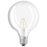 E27 - RED G12244 OSRAM Retrofit Globe 125 čirá 230V E27 LED EQ25 2700K - DESIGN - RENDL