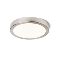 Koupelnová - RED R14548 BARRY LED přisazené svítidlo, koupelnová IP44 matný nikl - RED - DESIGN RENDL