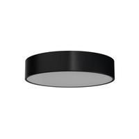 Kruhová - OS KRU60085 KRUGER 2 FO stropní/nástěnné plastové svítidlo černá IP40 3000 K 34W LED HF - OSMONT