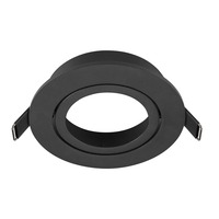 Kruhová - LA 1007444 NEW TRIA® 95 kroužek pro vestavbu do stropu, D: 11 H: 2,6 cm, IP 20, černá - BIG WHITE (SLV)