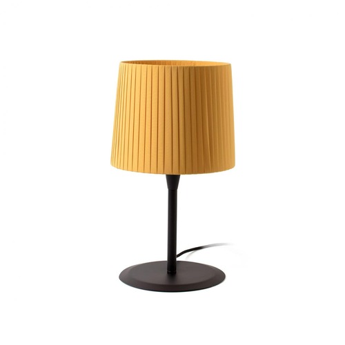 Stolní lampy dekorační - FARO 64311-39 SAMBA černá/skládaná žlutá stolní lampa - FARO - foto 1