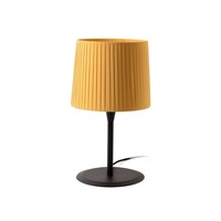 Stolní lampy dekorační - FARO 64311-39 SAMBA černá/skládaná žlutá stolní lampa - FARO