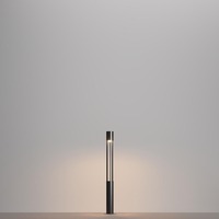 Sloupková - M O427FL-L12GF3K Venkovní sloupkové svítidlo Mill 3000K 12W teplá bílá 1000lm černý hliník IP65  - MAYTONI