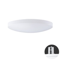 Koupelnová - OS SAG68185 SAGITA V2 stropní/nástěnné plastové polovestavné svítidlo bílá IP44 3000 K 24W LED - OSMONT