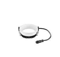 Kruhová - FAN INC-XANTO-R120-24V Zápustné svítidlo XANTO, 12W, RGBW, 24V DC, bílá, 12 × 4.7 cm - FANEUROPE