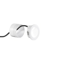 Zapuštěná - FAN INC-ONYX-R1C BCO Schodišťové světlo Onyx (kulaté, bílá) LED 2 W, 420 lm, 3000 K, IP54, 7,4 x 4,8 cm - FANEUROPE