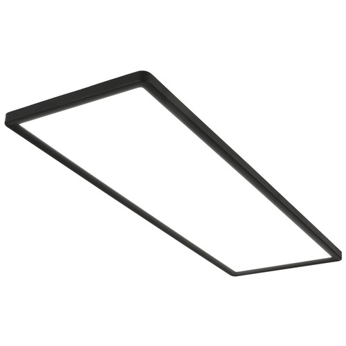 Hranatá - BRILO 7402415 Ultraplochý LED panel s přímým a nepřímým osvětlením, 29,3 cm, LED, 22 W, 3000 lm, černá (starý kód: BRILO 7402-415) - BRILO - foto 1